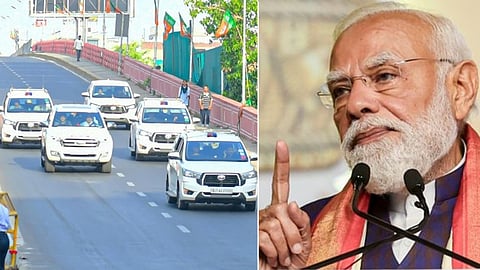 எரிபொருள் சிக்கன கோரிக்கைக்கு முன்னுதாரணமான பிரதமர் மோடி -  பாஜக முதல்வர்களின் வாகன எண்ணிக்கை குறைப்பு