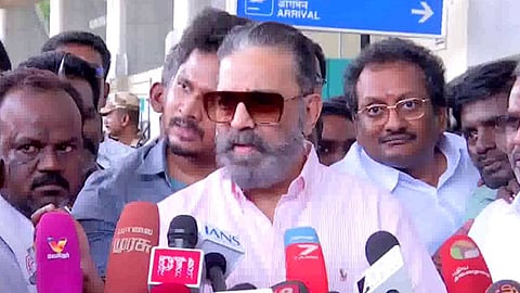 மக்கள் நீதி மய்யம் கட்சியின் தலைவர் கமல்ஹாசன்