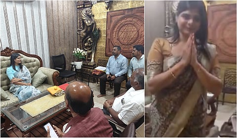 “இடம் அல்ல... சேவையே முக்கியம்” - ஜோதிட அலுவலக சர்ச்சைக்கு தவெக எம்எல்ஏ கனிமொழி சந்தோஷ் விளக்கம்
