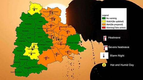 தெலங்கானாவில் வெப்ப அலையால் 16 பேர் உயிரிழப்பு 