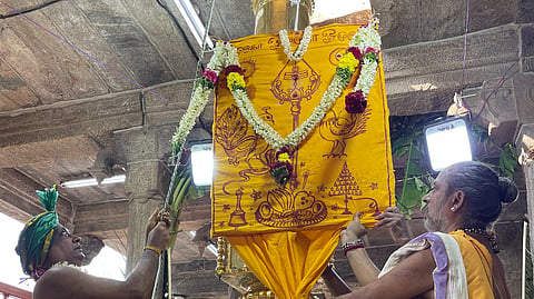 பழநி பெரியநாயகியம்மன் கோயில் வைகாசி விசாக திருவிழா கொடியேற்றத்துடன் தொடக்கம்