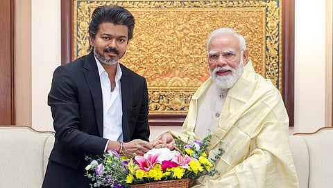 தமிழ்த்தாய் வாழ்த்து முதல் மேகேதாட்டு வரை:  மோடியிடம் விஜய் முன்வைத்த கோரிக்கைகள் என்னென்ன?