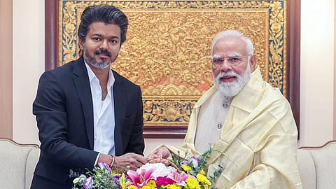 நிதி ஒதுக்கீடு உட்பட பல்வேறு முக்கிய விஷயங்கள் குறித்து பிரதமருடன் முதல்வர் விஜய் பேச்சு