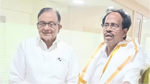 மு.வீரபாண்டியனுடன் ப.சிதம்பரம் சந்திப்பு: தவெக கூட்டணியில் கம்யூனிஸ்ட்களை இணைக்க முயற்சி?
