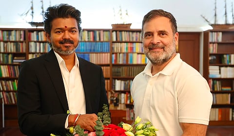 ராகுல் காந்தி, சோனியா காந்தி உடன் முதல்வர் விஜய் சந்திப்பு