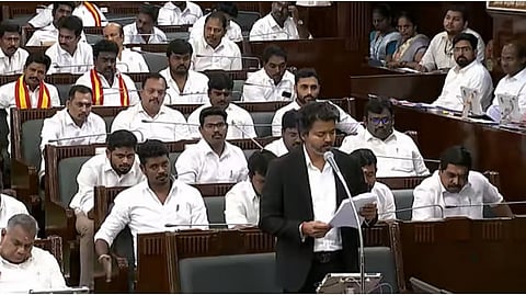 மேகேதாட்டு விவகாரம்: தமிழக சட்டப்பேரவையில் தீர்மானத்தை முன்மொழிந்தார் முதல்வர் விஜய்