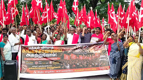 “தமிழக ஆளுநரின் செயல் அரசியல் சாசனத்துக்கு எதிரானது” - பெ.சண்முகம் கண்டனம்