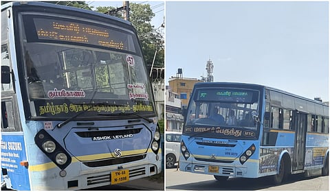 அரசுப் பேருந்துகளில் 'விடியல்' நீக்கம் - ‘மகளிர் பயணம்’ என பெயர் மாற்றிய தவெக அரசு