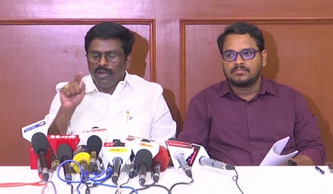 “குற்றவாளியை காப்பாற்றும் அமைச்சர்; பழநிக்கே மொட்டை போட்ட விஜய் ஆட்சி” - திமுக நிர்வாகி பரந்தாமன் சாடல்
