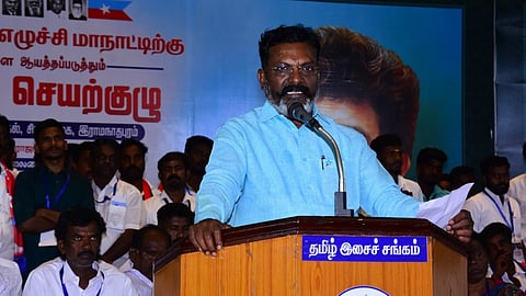 “தவெக ஆட்சிக்கு எதிராக வெறுப்பை ஏற்படுத்த திட்டமிட்ட கருத்துத் திணிப்பு” - திருமாவளவன் பேச்சு
