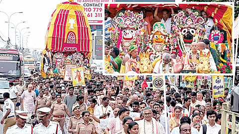 சென்னை இஸ்கான் கோயிலில் 46-வது ஆண்டாக ஜெகந்நாதர் ரத யாத்திரை கோலாகலம்