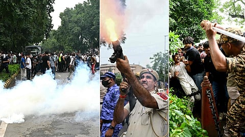டெல்லியில் இளைஞர்கள் பேரணியில் கண்ணீர் புகைக் குண்டுகள் வீச்சு - நடப்பது என்ன? 