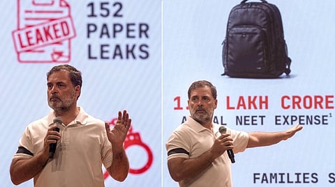 “நீட் விவகாரத்தில் பிரதமர் மோடி மன்னிப்பு கோர வேண்டும்” - ராகுல் காந்தி