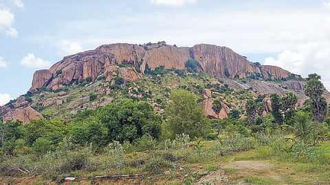  கொட்டாம்பட்டி அருகே உள்ள அருவிமலை.  