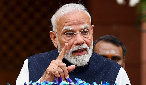 “சுயசார்பு இந்தியாவின் அடையாளம் ஐஎன்எஸ் மகேந்திரகிரி” - பிரதமர் மோடி பெருமிதம்