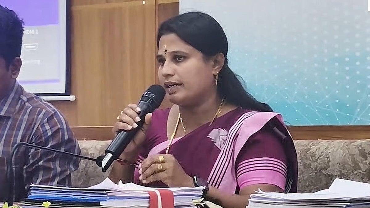 அமைச்சர் ஜெகதீஷ்வரி மீது தவெக நிர்வாகி புகார்