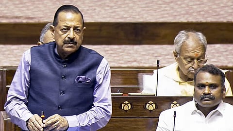 மசோதாவை மாநிலங்களவையில் அறிமுகப்படுத்தி உரையாற்றிய&nbsp;ஜிதேந்திர சிங்