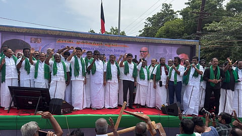 “நிர்வாகத் திறனற்ற டம்மி முதல்வர் விஜய்யால் காவிரிக்கு இந்த நிலைமை!” – தஞ்சையில் உதயநிதி தாக்கு