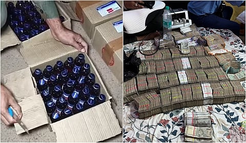 மேற்கு வங்கத்தில் இருமல் மருந்து கடத்தல் வழக்கு: காவல் துறை சோதனையில் ரூ.2.5 கோடி சிக்கியது