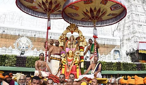 திருப்பதி பிரம்மோற்சவ விழாவை முன்னிட்டு அனைத்து ஆர்ஜித சேவைகள், சிறப்பு தரிசனங்கள் ரத்து