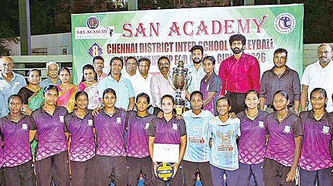 பள்ளிகளுக்கான வாலிபால் போட்டி: டான் போஸ்கோ, மேக்டலின் சாம்பியன்