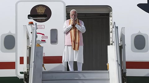 உஸ்பெகிஸ்தான், கிர்கிஸ்தான் நாடுகளுக்கான பயணத்தை தொடங்கினார் பிரதமர் மோடி