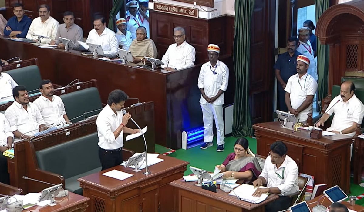 காஞ்சியில் செமிகண்டக்டர் உற்பத்தி பூங்கா, கோவையில் டிஜிட்டல் நிதி மையம்: முதல்வர் விஜய் அறிவிப்பு