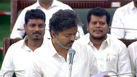 மீஞ்சூரில் ரூ.4,800 கோடியில் கடல் நீரை குடிநீராக்கும் திட்டம்: 110 விதியின் கீழ் முதல்வர் விஜய் அறிவிப்பு