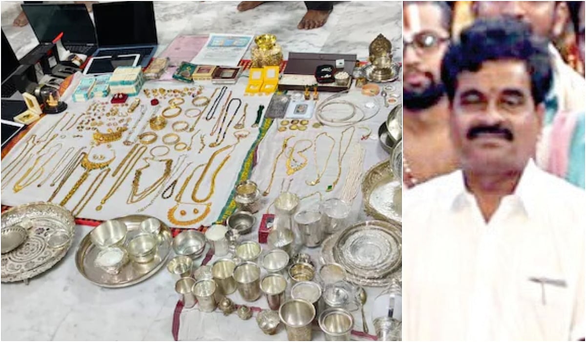 ​திருப்பதி தேவஸ்தான அதிகாரி வீட்டில் லஞ்ச ஒழிப்பு சோதனை: கணக்கில் வராத நகை, பணம், வெள்ளி பொருட்​கள் பறி​முதல்
