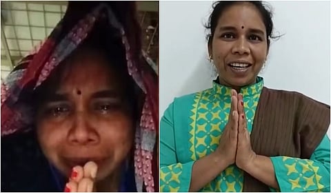 குவைத்தில் சித்ரவதைக்கு ஆளான தமிழக பெண் மீட்பு: இந்திய தூதரகத்தில் பாதுகாப்பாக இருப்பதாக வீடியோ வெளியீடு 