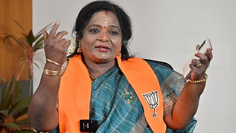 பரந்தூர் விமான நிலைய திட்டத்தை  தமிழக அரசு மறுபரிசீலனை செய்யலாம்: தமிழிசை அறிவுறுத்தல்