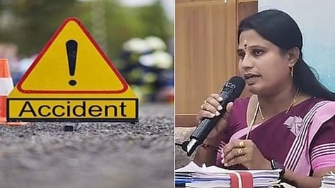அமைச்சர் ஜெகதீஸ்வரி குடும்பத்தினர் சென்ற கார் மோதி இளைஞர் உயிரிழப்பு