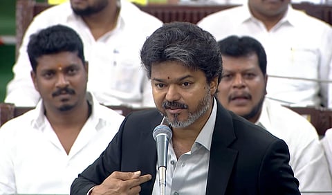 பேரவை பதிலுரையில் முதல்வர் விஜய் ஆவேசம்