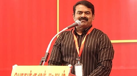 “யாருடைய லாபத்துக்கு தனியார் பல்கலை. திருத்தச் சட்டம்? -  உடனடியாக திரும்பப் பெற சீமான் வலியுறுத்தல்