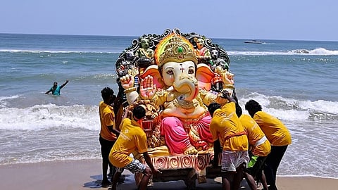 காசிமேடு, எண்ணூர் கடலில் விநாயகர் சிலைகளை கரைக்க அனுமதிக்கக் கூடாது: சிஐடியூ மீன்பிடி தொழிற்சங்க கூட்டமைப்பு