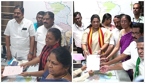 இடைத்தேர்தல் நடைபெறும் மதுராந்தகம், தாராபுரம் தொகுதிகளில் வேட்பு மனுத்தாக்கல் நிறைவடைந்தது