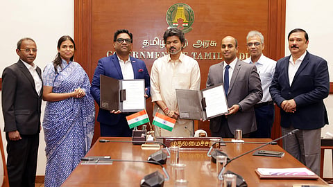 சென்னையில் திறன் மையம் அமைக்கும் வால்கிரீன்ஸ் நிறுவனம் - முதல்வர் விஜய் முன்னிலையில் ஒப்பந்தம்