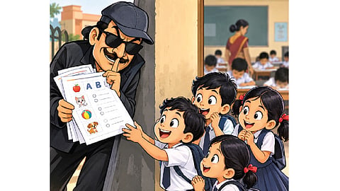 ஆங்கில பாடம் வினாத்தாள் கசிந்ததால் 1-ம் வகுப்பு மாணவர்கள் ஏமாற்றம்: மாற்று வினாத்தாள் வழங்க உத்தரவு 