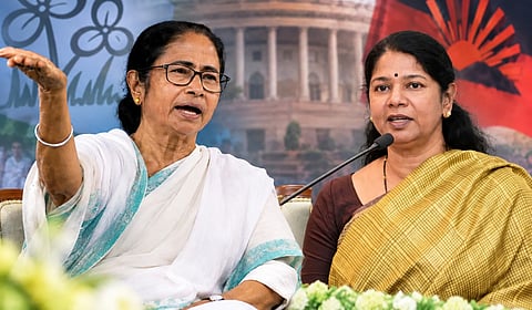 மூன்றாவது அணி அமைக்க திமுக அச்சாரமா? - தாக்கரே, பவாரை அடுத்து மம்தாவை சந்தித்த எம்.பி. கனிமொழி