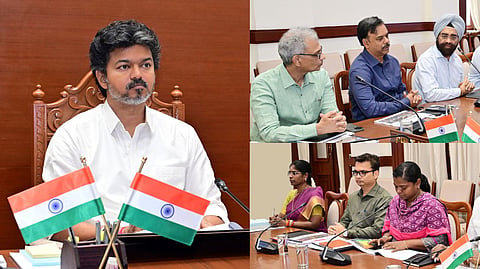 முதல்வர் விஜய் தலைமையில் ஆய்வுக் கூட்டம்