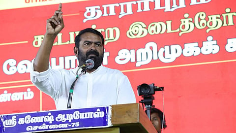 தாராபுரம் பிரச்சாரத்தில் சீமான்