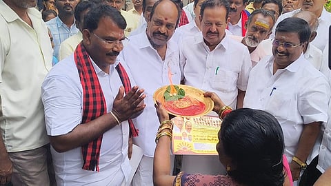 “நீதிமன்றம் மூலம் புதுச்சேரிக்கு மாநில அந்தஸ்தை திமுக பெற்று தரும்” - ஜெகத்ரட்சகன் எம்.பி
