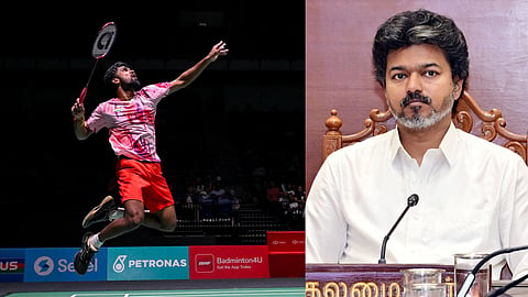தமிழக வீரர் ஹரிஹரனுக்கு ரூ.30 லட்சம் ஊக்கத் தொகை: முதல்வர் விஜய் அறிவிப்பு