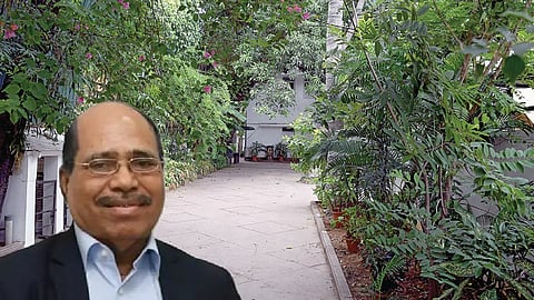 ராயப்பேட்டை லாயிட்ஸ் சாலையில் உள்ள ஜெம் வீரமணி வீடு.  
