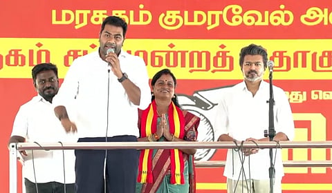 அமைச்சர் ஆதவ் அர்ஜுனா பிரச்சாரம்&nbsp;