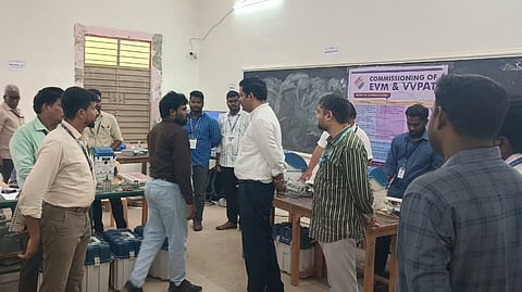 புதுச்சேரி தட்டாஞ்சாவடி இடைத்தேர்தலுக்கான பணிகள் தீவிரம்