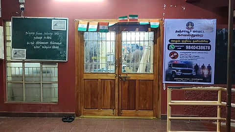 கும்பகோணம் | செய்தியாளரை வெளியேற்றிவிட்டு காவல் நிலைய கதவுகளை ஆய்வாளர் மூடியதால் பரபரப்பு