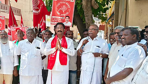 “ஜெம் வீரமணி வழக்கில் சிறு தவறு நடந்தாலும் மக்களைத் திரட்டி இடதுசாரிகள் போராட்டம் நடத்தும்” - கே.பாலகிருஷ்ணன் 