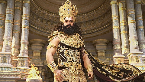 ‘ராமாயணம்’ படத்தில் யாஷின் ராவணன் தோற்றம் வெளியீடு