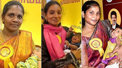 முதல்வர் விஜய் மோதிரம் அணிவித்த குழந்தைகளின் தாய்மார்கள் கூறியது என்ன?